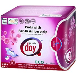 10 x Sanitary Pads with Anion Tape