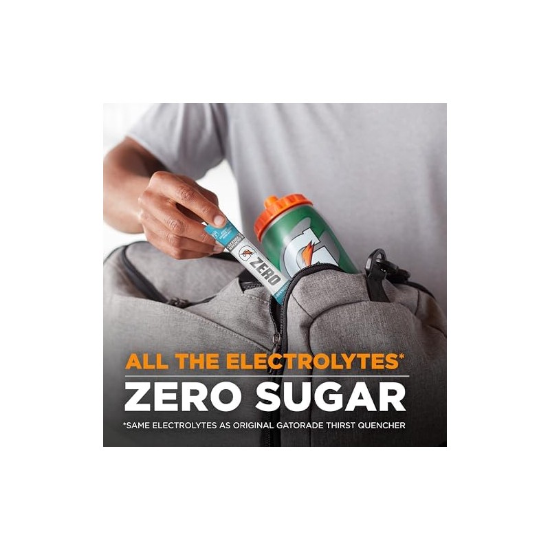 Gatorade Gatorade G Zero Powder, Grape, 0.10oz Packets, Makes 20