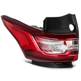 cciyu Taillight Assembly Replacement for 2018-2021 for Chevy Traverse Chrome Housing Driver and Passenger Side Tail Lights 84990362 84618032
