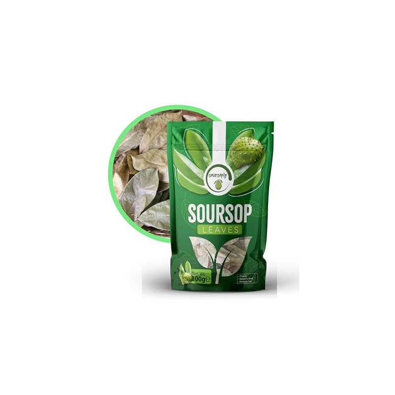 Soursoply – Premium Dried Soursop Leaves (100g) | Whole Dried