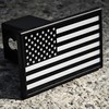 Aluminum American Flag Trailer Hitch Cover for 2 inch Receivers,Truck