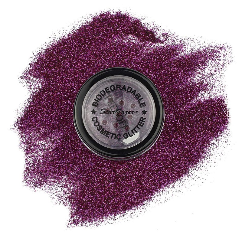 Stargazer Biodegradable Glitter Shaker - Fushia. Festival Friendly Biodegradable Cosmetic