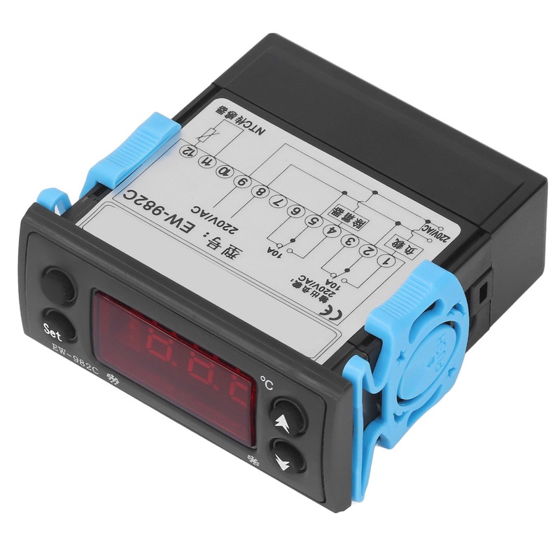 Temperature Controller Defrosting Cooling Thermostat Digital Display AC for Cooler