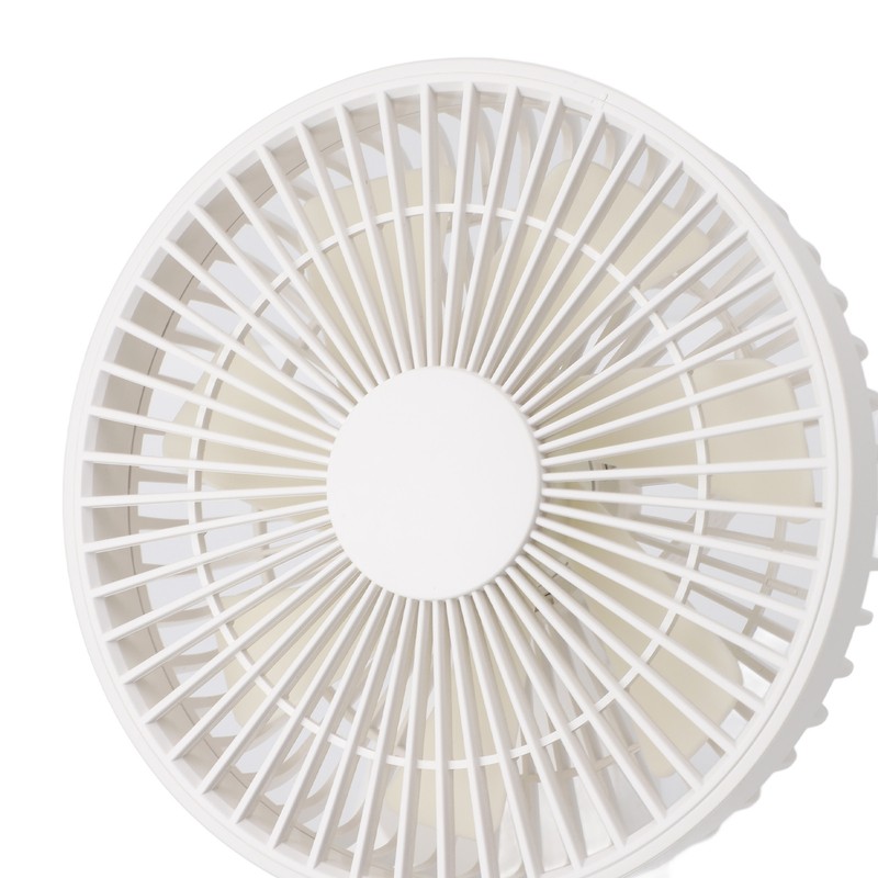 Desktop Fan Portable 5 Speed Power Display Quiet USB Rechargeable