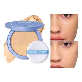 Sace Lady Base De Maquillaje Polvo Compacto Fijador Matte 02 Beige Natural