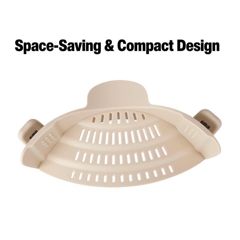 Silicone Pot Strainer, Emptycolor Adjustable Clip On Strainer for Pots