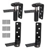 JAVOUKA 2 Pack Swing Door Hinge, Hardware Commercial Saloon Door