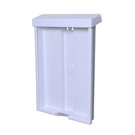 Marketing Holders Outdoor Brochure Holder for 8.5"w x 11"h Literature Trifold Holder, White Pack of 6