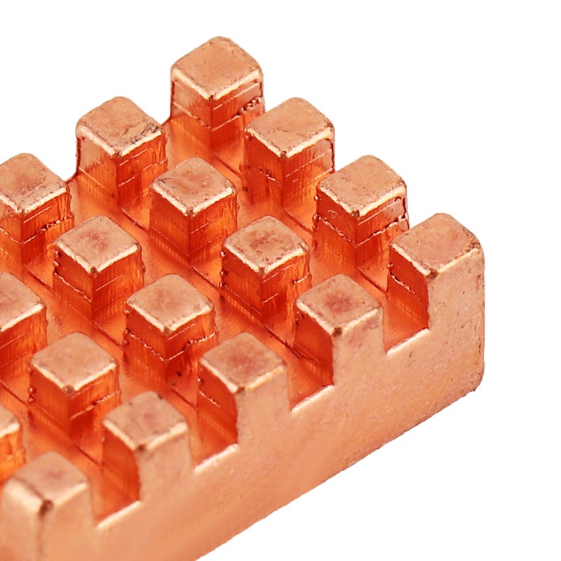 10pcs P15x5x10 Brass Heatsink with Thermal Adhesive Tape CPU Heat