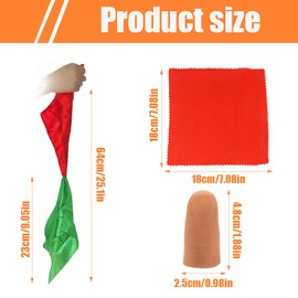 GXGM Magic Scarves Magic Props Handkerchief Colour Changing Silk Magic Tricks Accessories Props for Magicians Beginners Party Shows Street Magic Delivers, Disappearing Silk Scarf Prop, bronze