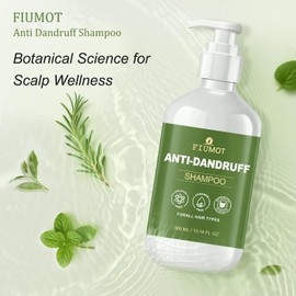 Tea Tree Anti Dandruff Shampoo with 3% Salicylic Acid – Sulfate Free Botanical Scalp Cleanser with Rosemary & Herbal Extracts – Refreshing Flake Control for All Hair Types