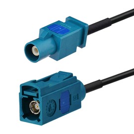 Bingfu Fakra Z Buchse auf Stecker Auto Antennen Verlängerungskabel 1m für Autoradio Android Head Unit GPS Navigation FM AM Radio Sirius XM Satellitenradio 4G LTE TEL Telematik Bluetooth Modul