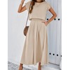Mingzhu Womens 2 Piece Outfits Skirt Set Summer Casual Cap