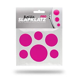 SlapKlatz PRO Refillz Drum Dampeners (PINK) | 12 pcs | 3 Sizes | Non-toxic