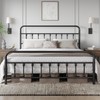 Yaheetech Classic Metal Platform Bed Frame Mattress Foundation with Victorian