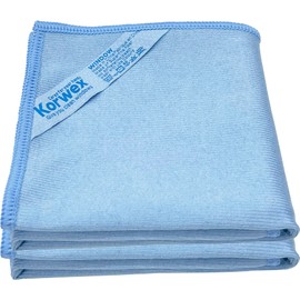 Longmann Window Cleaning Cloth, Glass Cloth, Cleaning Cloth, Streaks Schatches Free (Blue 2 Pack)