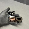 usa Standard COYOTE 5.0 Emblem Badges GOLD On BLACK EDITION