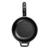Lodge BOLD 10 Inch Seasoned Cast Iron Grill Pan; Design-Forward