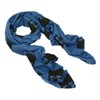 Premium Soft Long Cool Skulls Print Scarf, Blue