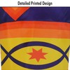 In the Breeze 5166 Sunset 41-Inch Cone Windsock-Colorful, Large Hanging
