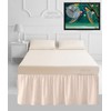 100% Poly Cotton Plain Dyed Percale Easy Care Sheets 16"