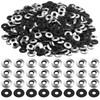 Mifoci 200 Pcs 5/16'' 304 Stainless Steel Rubber Washers Bonded
