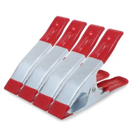 Xrten Pack of 4 Metal Spring Clamps, Tent Clips, Tent Clips for Camping Outdoor Activities