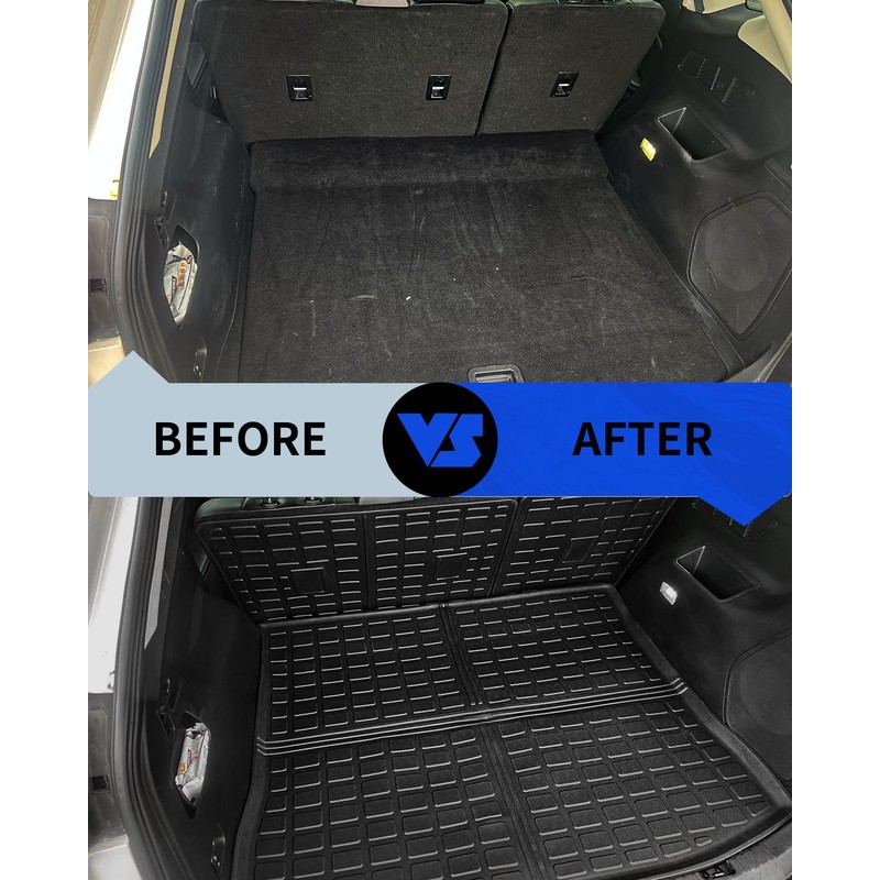 Rongtaod Cargo Mat Compatible with 2015-2024 Ford Edge 5-Seater (Not