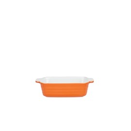 Berndes 20 cm Gratin Dish - 0.9L Stoneware for Cooking & Serving Various Dishes - Compact with Easy-to-Grip Handles - Easy to Clean & Dishwasher Safe