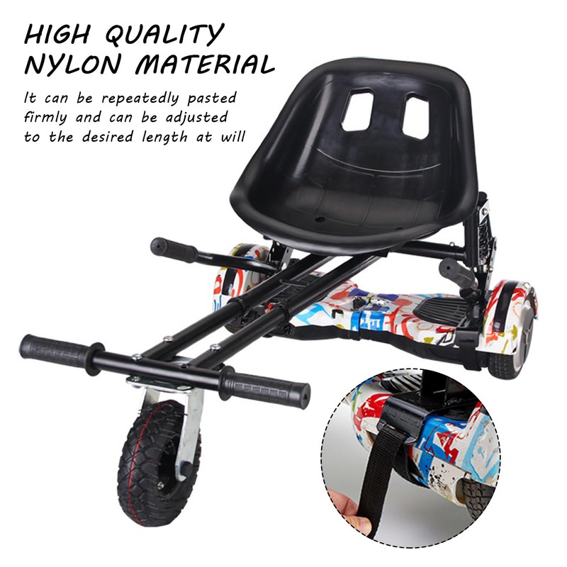 HDGSAFD 10 Teile Kart-Fixiergurte, Verstellbare Gurte, Kart-Zubehör, Multifunktionsbündelbänder.