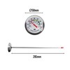 Compost Thermometer - Stainless Steel Dial Thermometer for Home and
