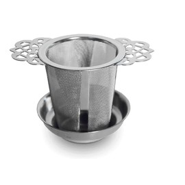 Royales Tea Strainer, Tea Infusor, Spice Strainer, Stainless Steel, Tea Strainer for Cup and Loose Tea, Diameter 6.5 cm, Height 7 cm (Royal Tea Strainer)