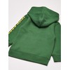 John Deere baby boys Fleece Zip Hoody Hooded Sweatshirt, Green,