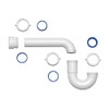 Dearborn P9703WBG 1-1/2" P-Trap with Threaded PVC Adapter, and Reversible