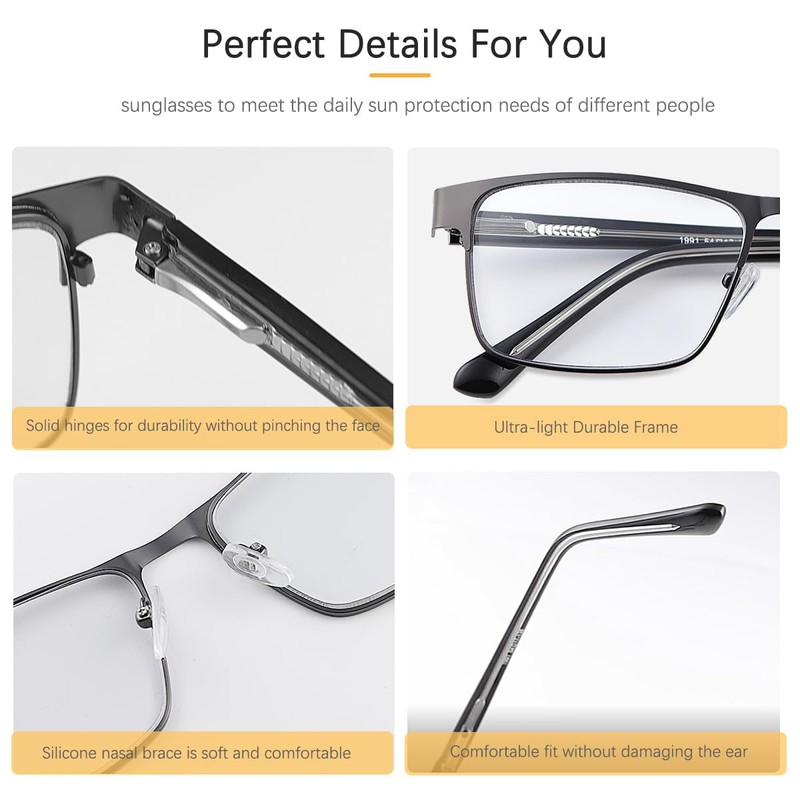 MIRYEA Transition Photochromic Nearsighted Binoculars for Men Women Myopia Myopia