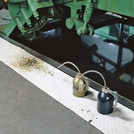 PIG Oil Mat - Oil-Only Absorbent Mat Roll - 1 Roll - 15" x 150' Roll - Absorbs up to 16.5 gallons per Roll - MAT446