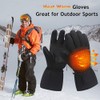 Winter Heated Gloves Waterproof Electric Thermal Glove Non Slip and