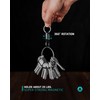 TISUR Quick Release Keychain, Magnetic Key Holder Connector, Detachable Key