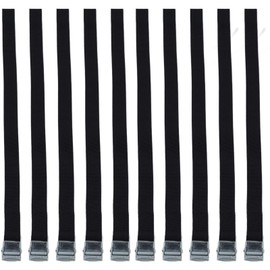 SH-RuiDu Pack of 10 Zinc Alloy Pressure Buckle Dirt Nylon Lashing Strap for Goods Luggage Tie Down Strap Pressure Buckle Strap Lashing Strap Nylon Buckle Strap Press Buckle Strap