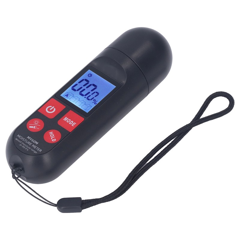 MY60M Moisture Meter LCD Screen Display Moisture Detector for Wood