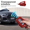 Hbxdeco Car Key Case, Leather Zipper Car Key Fob Holder