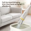 Mrbin Self Wringing Sponge Flat Large Mops Dusting Soft, Hands