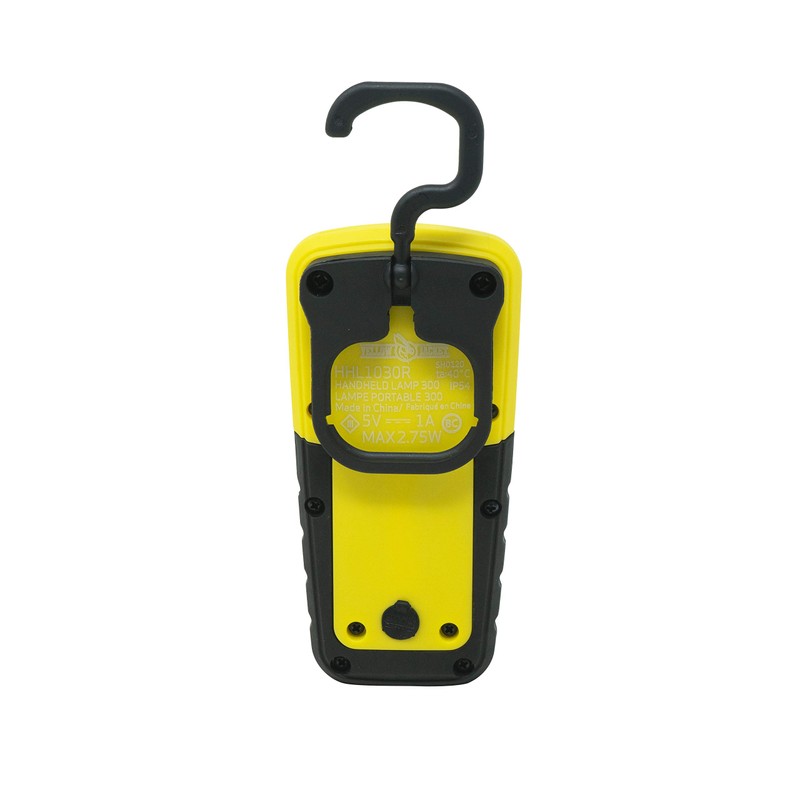 Yellow Jacket 300 Lumen LED Rechargeable Handheld Task Light with