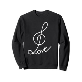 clef for women children young men music school piano Sweatshirt