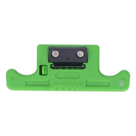 5 Wire Optical Fiber Stripper Longitudinal Ribbon Fiber Cable Stripper 1.9‑3.0mm Cable Splicing Tool Green