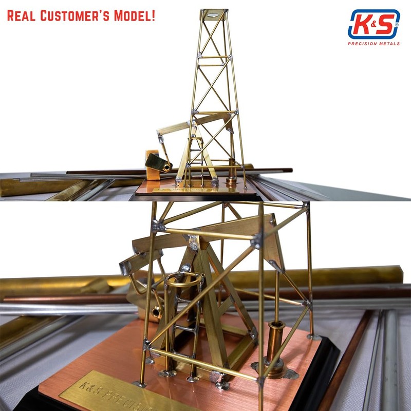 K & S PRECISION METALS 8161 4PK 3/64 OD x