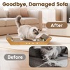 PurrSonic Large Cat Scratching Cardboard Pad, 24" Indoor Horizontal Corrugated