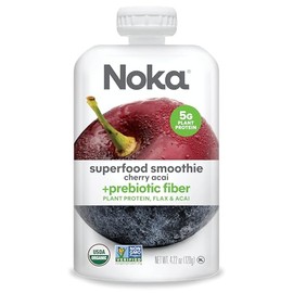NOKA Organic Cherry Acai Superfood Smoothie, 4.22 OZ