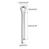 sourcing map Split Cotter Pin, 8mm x 60mm Stainless Steel