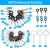 NICKLIN Terminal Removal Tool Kit,41Pcs Wire Terminal Extractor Removal Tool